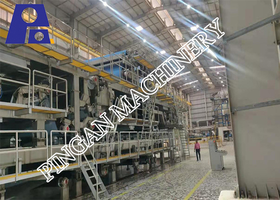 Kaplamalı Dubleks Kağıt Karton Yapma Makinesi AC415V 4 Tel Tipi