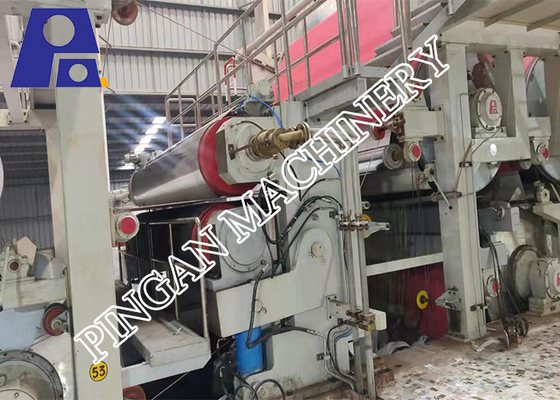 Dubleks Gri Karton Kağıt Yapma Makinesi 300T / D Renksiz