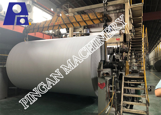 4ply Tel Kaplamalı Dubleks Kart Kağıt Üretim Hattı 1650KW